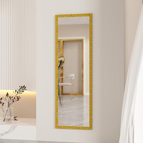 Miniatura 7 de LFT HUIMEI2Y Espejo de puerta de longitud completa, 50 x 14 pulgadas, espejo de pared de cuerpo completo, espejo de longitud completa para puerta