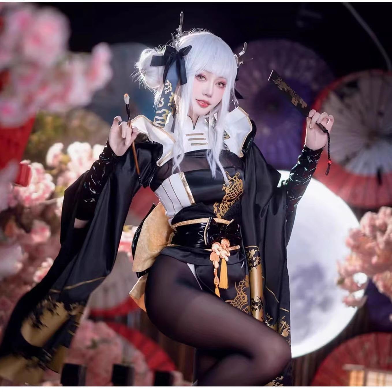 Amazon | 勝利の女神 NIKKE ニケ ブラン コスプレ衣装 八寻宁々 変身 