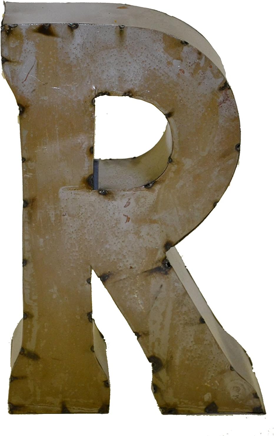 Recycle Letter R Amazon.com: Creative Decor Sourcing Lucca Decor Tin-14-R Recycled Tin ...