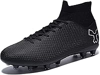 SoccershoesbyFavdeol Men's High-Top Soccer Cleats - Turf Spikes for Youth, Big Boys, Professional Training Indoor Outdoor