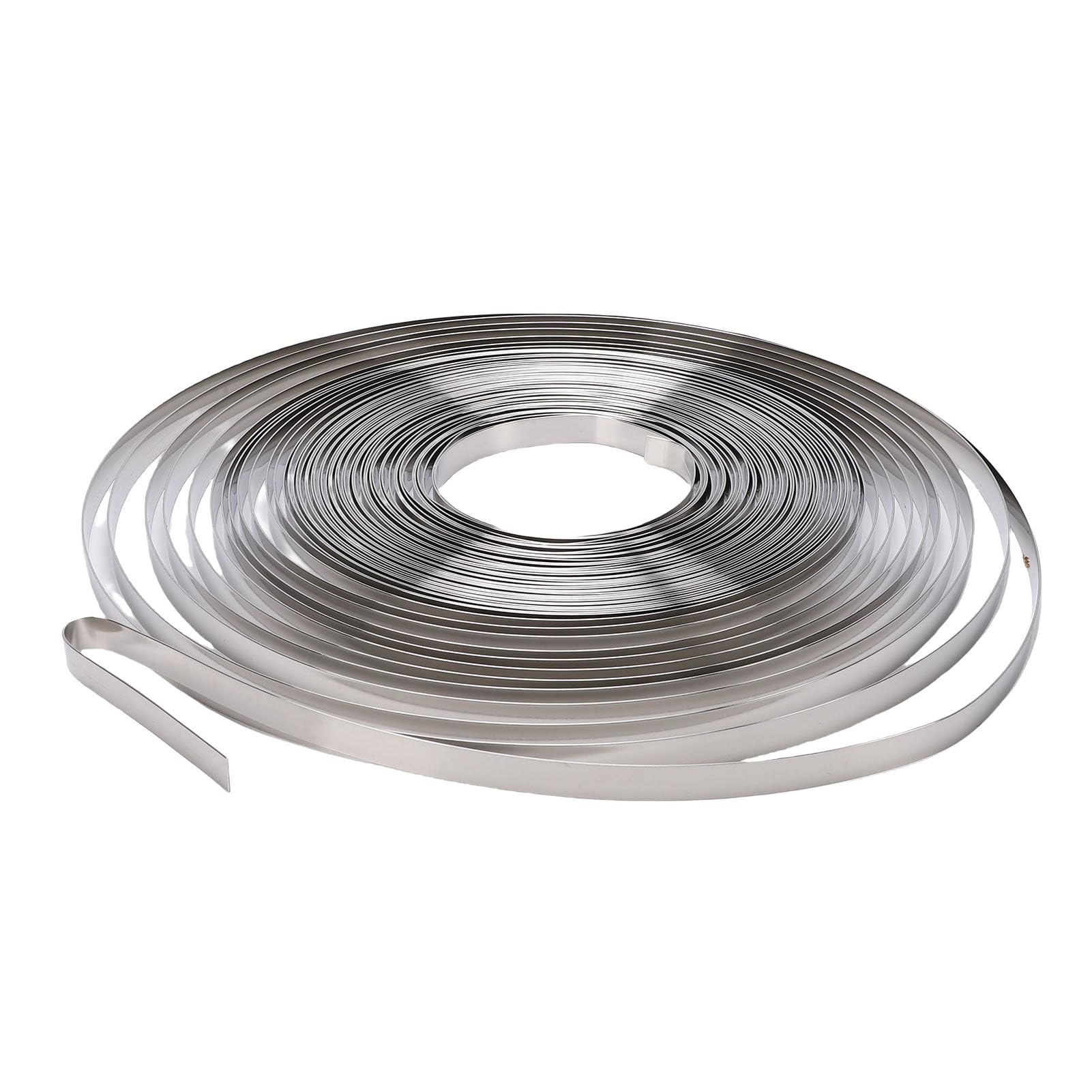 FTVOGUE Zestaw do Wiązania taśmą ze Stali Nierdzewnej, Zestaw do Wiązania Metalu 304 z Narzędziem Napinającym i 100 Klamrami, 1 2 Cale X 100 Stóp, 1700 Funtów, łączenia opakowań Wysyłkowych w