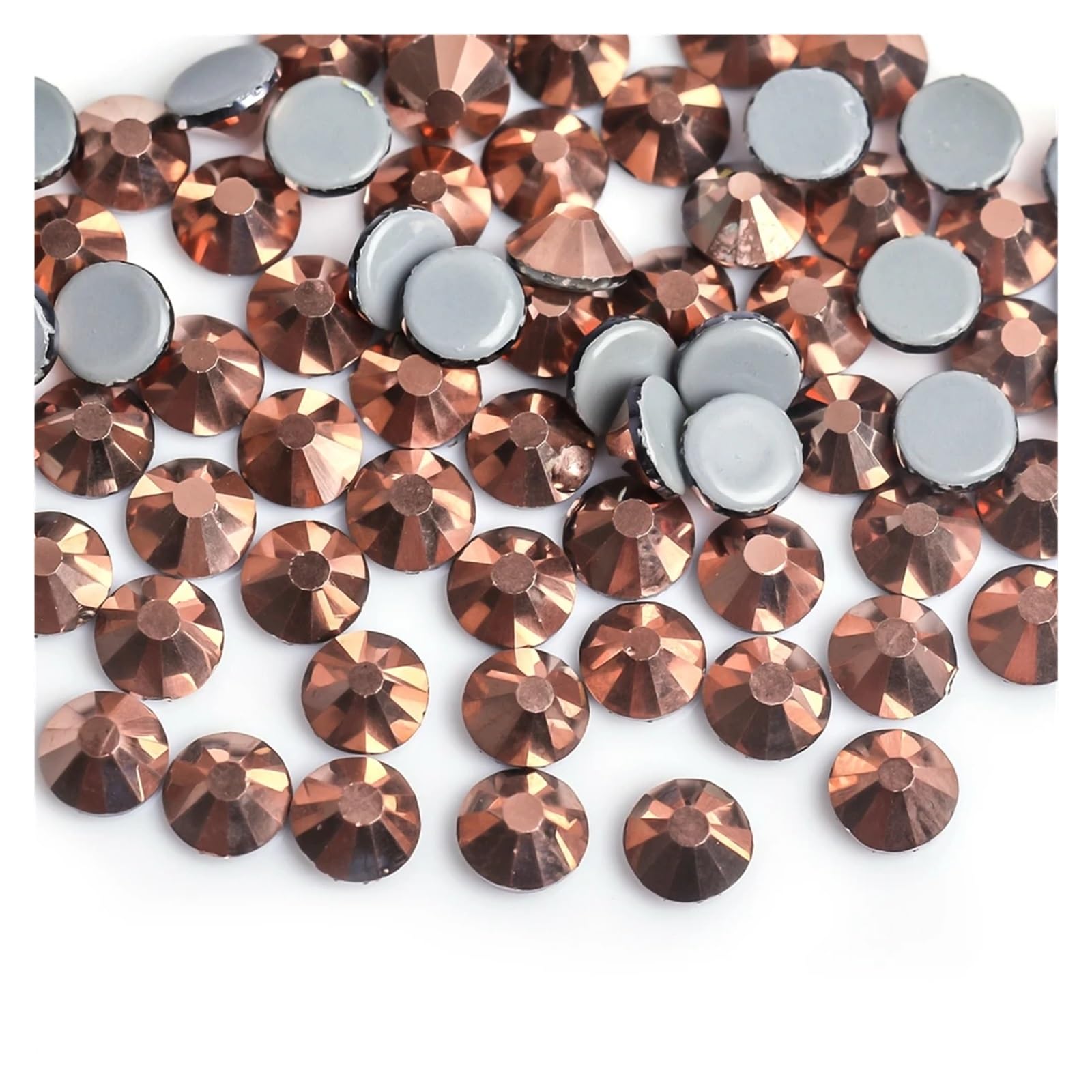 Strass thermocollants anti-décollage SS16 Rose Gold pour customisation vêtement