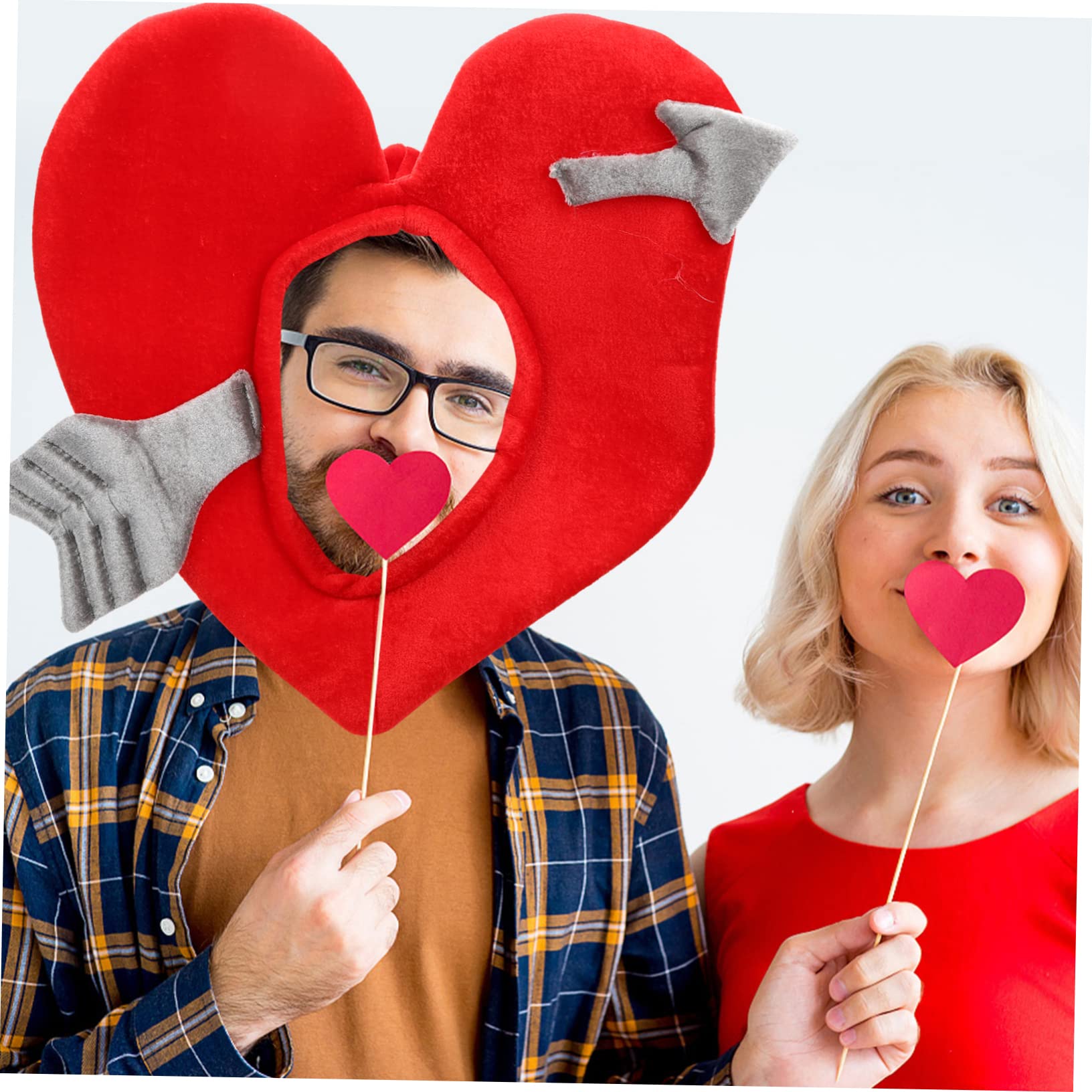 TOYANDONA 5piezas Sombrero De Divertido Accesorio Fotográfico Para Parejas San Valentín y Disfraces Diseño y