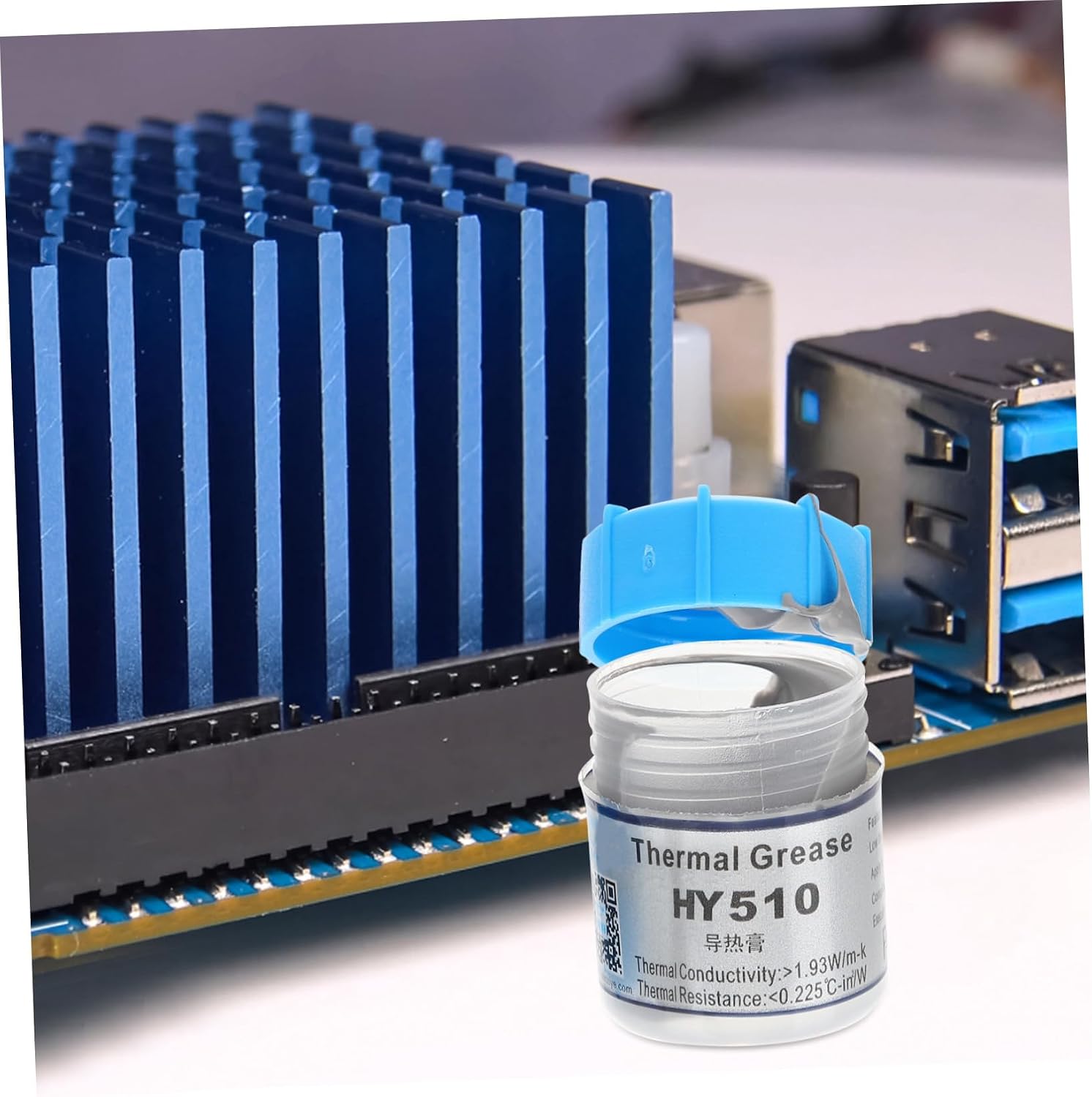 OSALADI 15pcs High Performance CPU GPU Thermal Paste Non-Conductive Grease for Effective Heat Dissipation