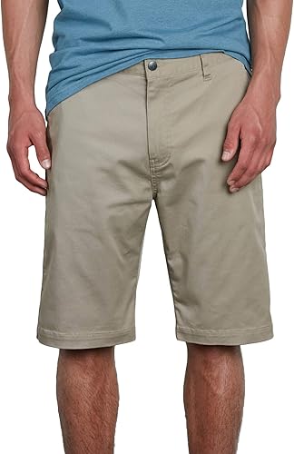 Volcom Mens Vmonty Stretch 22 Chino Shorts Casual Everyday Wear, Relaxed Fit