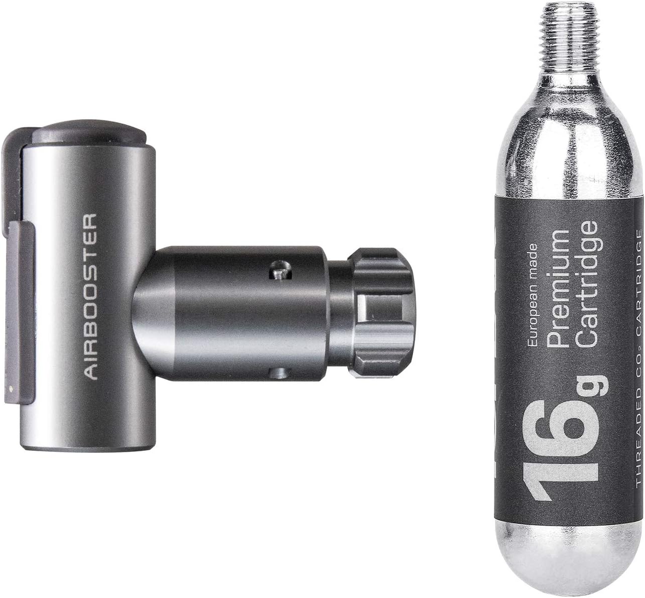 TopeakAirbooster 16g CO2 Inflator Adult Unisex, Black, One Size