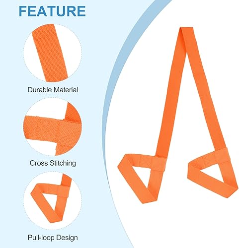 Miniatura 3 de PATIKIL Correa de esterilla de yoga, correas ajustables para esterilla de yoga, correas de transporte de algodón antideslizante soporte para
