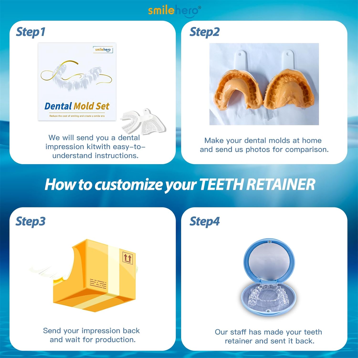 Custom Mouth Guard for Teeth, 2 PackComfortable Grinding Guard for Adults Teeth Retainer forUpper and Lower Teeth, BPA-Free, Durable,Easy to Use.for Adults and Teens - Image 6