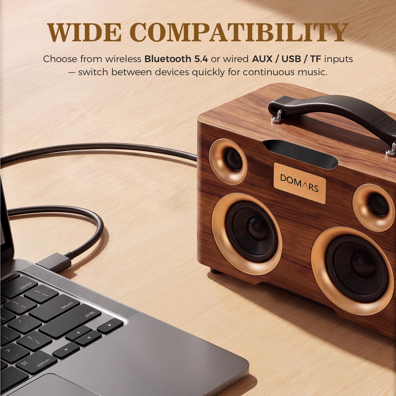 Klasyczny GłOśNik Bluetooth Z Dwoma Mikrofonami, DźWięK Hi-Fi 50 W | Dwa Mikrofony, Bateria 10800 Mah, Parowanie Stereo Tws, Karaoke I Do UżYtku Na Imprezach, PrzenośNa Konstrukcja