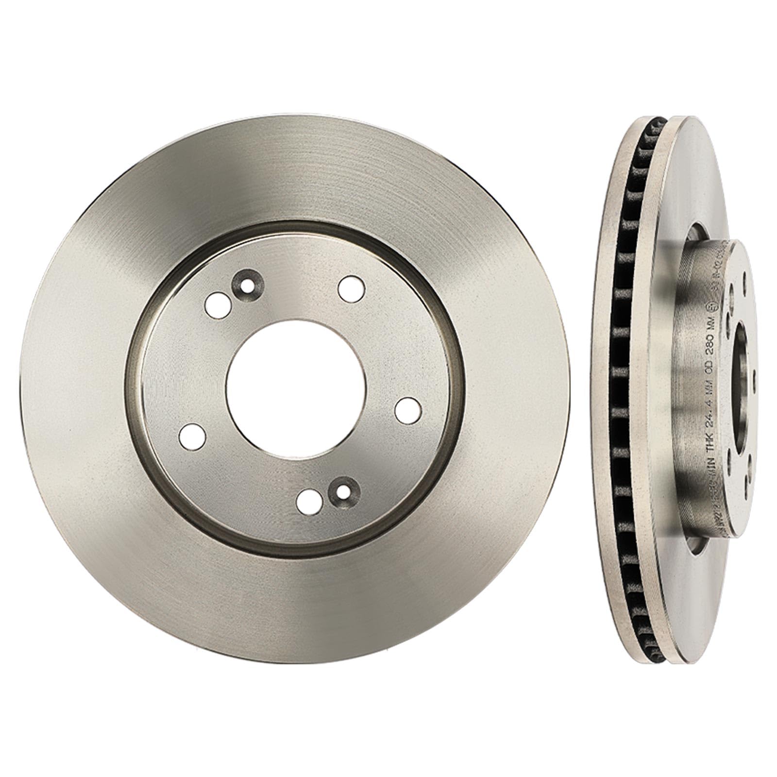 Frankberg Bremsensatz inkl. 2x Bremsscheiben + 4x Bremsbeläge Vorne Kompatibel mit i30 FD Cee'D Schrägheck ED Pro Cee'D ED Cee'D SW ED i30 Kombi FD Replace# K2JA3328ZA