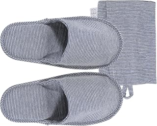 Faltbare Baumwollschuhe für Reisen, leicht und einfach zu tragen, weiche Sohle, ideal für Flugzeuge und Hotels, Unisex, Einheitsgröße