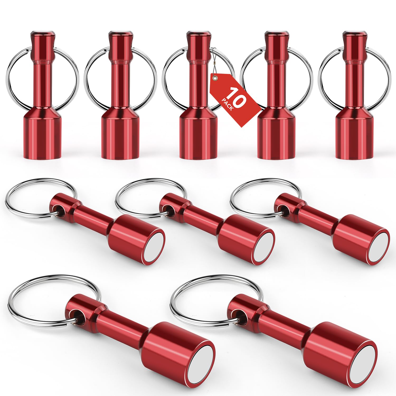 TRYMAG 4 PCS Magnet Key Chain Gold Testing Kit, Silver — Amazon image 9