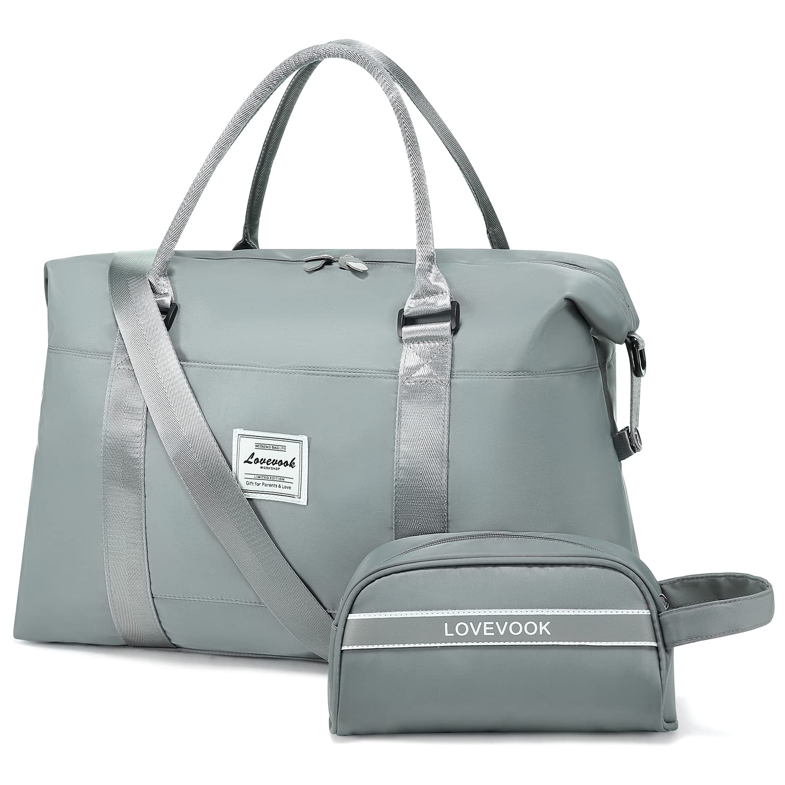 LOVEVOOK Borsone da Viaggio Donna Borsone Palestra Borsa da Viaggio Weekend Borsa Palestra Grande Borsone Nascita Ospedale Borsoni Palestra Borse Sportive Borsa Piscina Bagaglio a mano Travel Bag