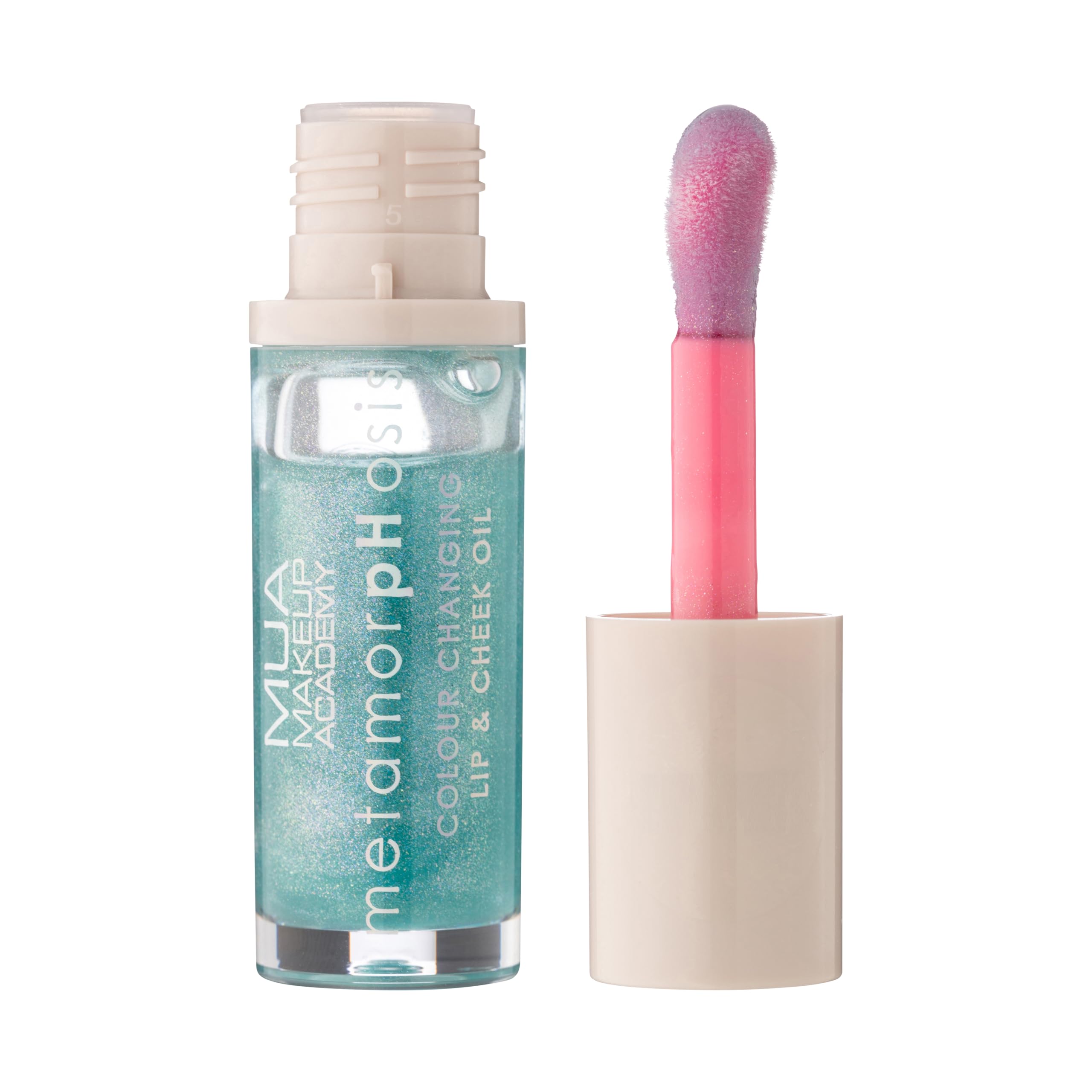 MUA Makeup Academy Metamorphosis Colour Changing Lip & Cheek Oil, Mermaid, Vegan & Cruelty Free, 7 ml