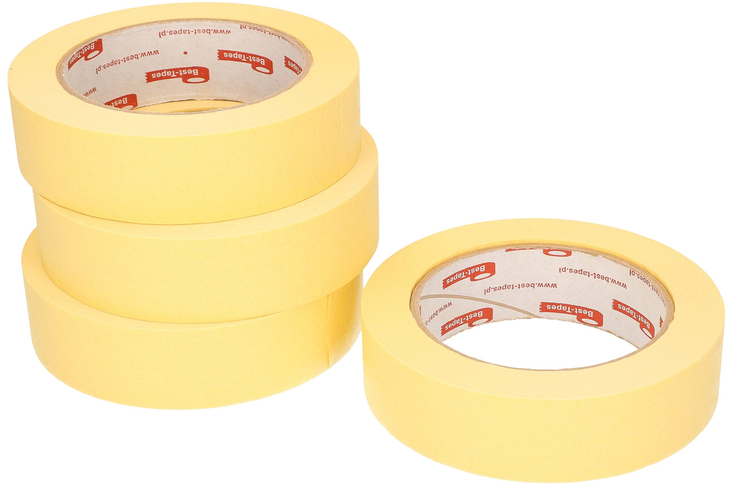 KOTARBAU® Set di 20 nastri crespi x mm x 50 m, autoadesivi, gialli, per lavori di pittura, 30 mm x 50 m
