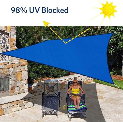 Miniatura 8 de Toldo Quictent de polietileno de alta densidad de 185 GSM, 20 x 20 pies, forma cuadrada, para exteriores, 98 % de protección UV, kit de