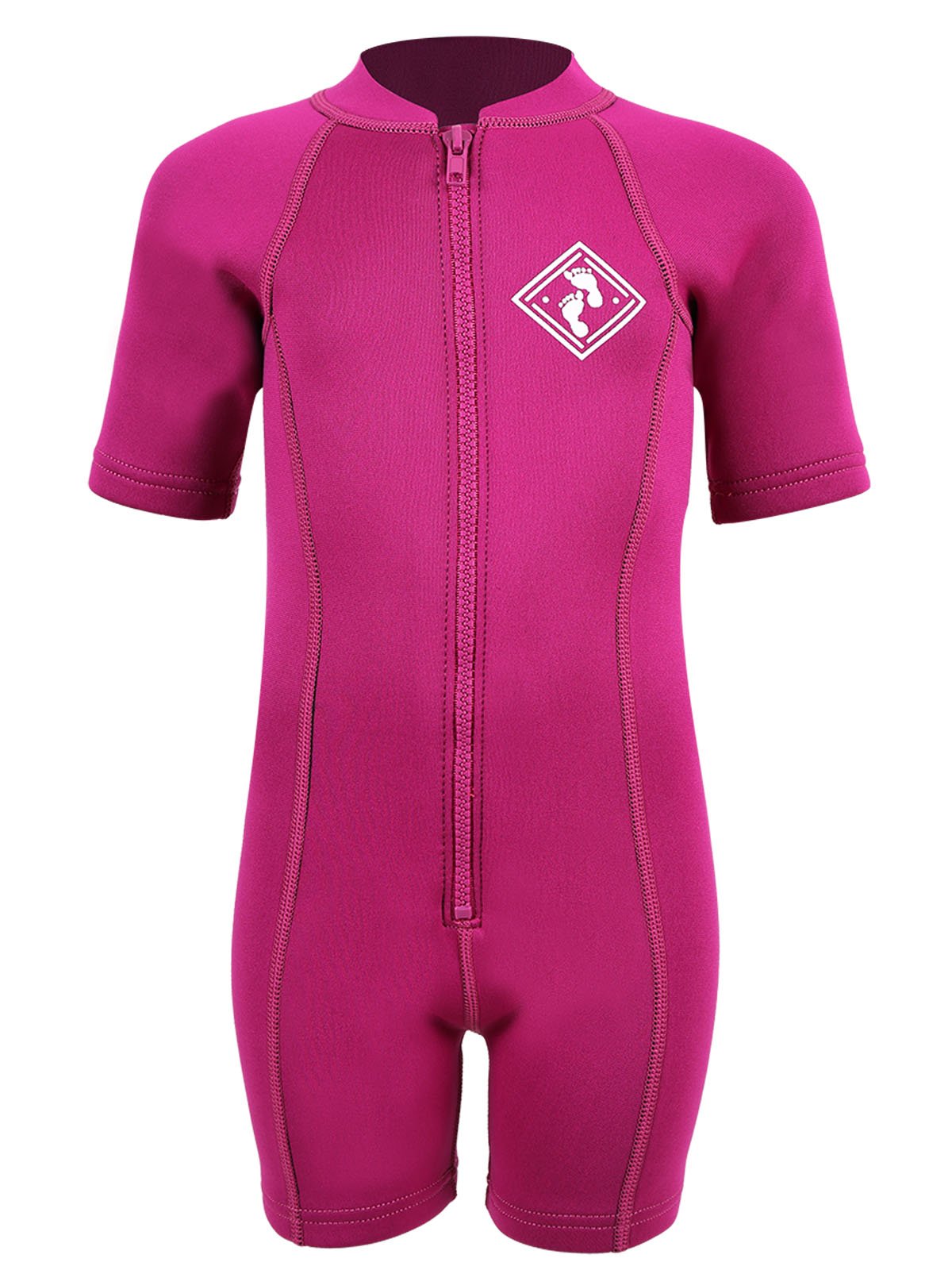 Aquatica Baby Toddler Wetsuit First Wetsuit Full Neoprene (2XS, Raspberry)