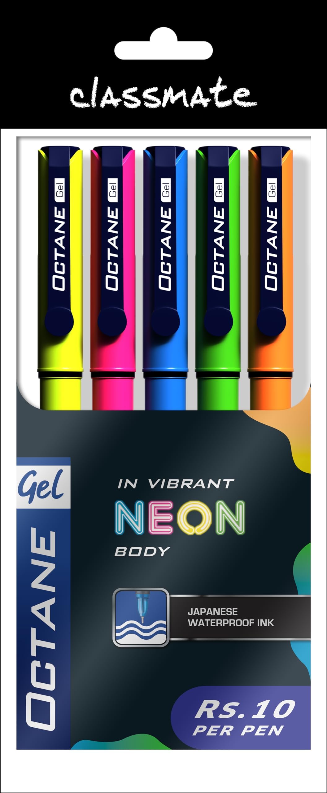 Octane Gel Pens in Vibrant Neon Body