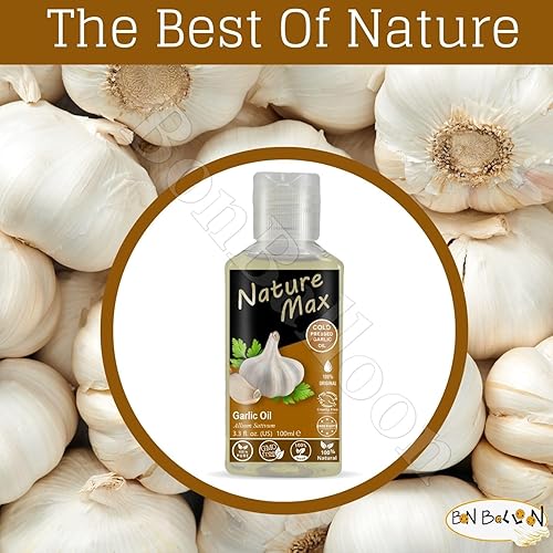 Miniatura 5 de Nature Max Aceite de ajo natural sin diluir aceites puros para el cuidado de la piel del cabello prensado en frío premium (1 paquete = 3.38 oz / 3.4
