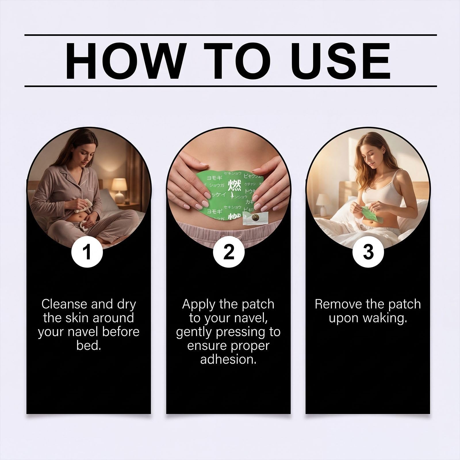 6PCS Balancing Herbal Patch, Hanpo Japanese Herbal Balance Patch, Designed to Relieve Menstrual Cramps, Help Reduce Bloating, Gentle and Non-irritating — Amazon image 3