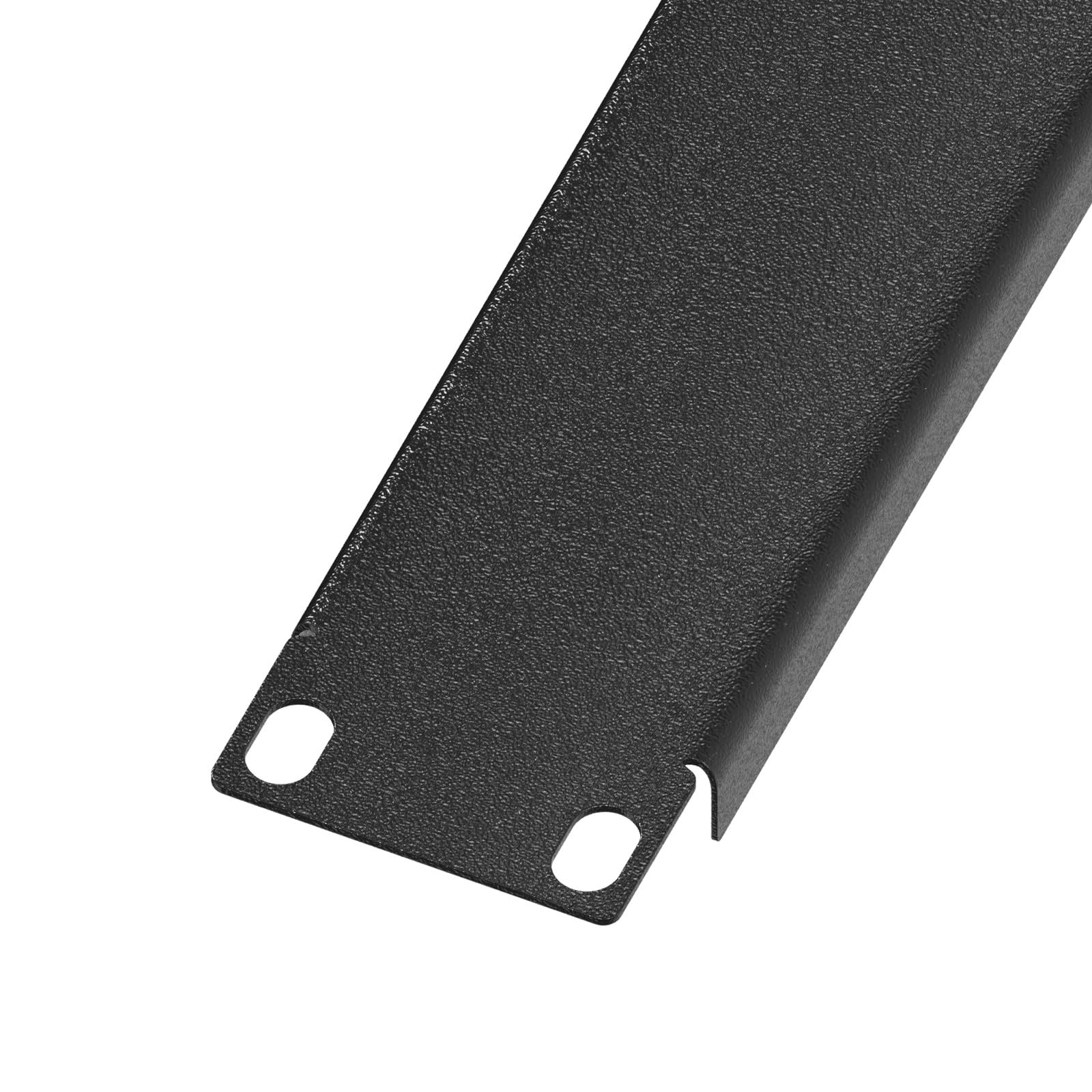 HB-DIGITAL hb-digital Pannello rack 10 pollici 1U per armadi server Armadi di rete Acciaio nero Piastra cieca - Accessori server rack - Robusta lamiera d'acciaio Facile da montare Resistente e antipol