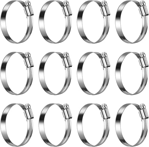 Abrazadera de manguera de alta resistencia, tamaño #36, abrazaderas de manguera de transmisión de engranaje helicoidal ajustable de 2 a 2-34