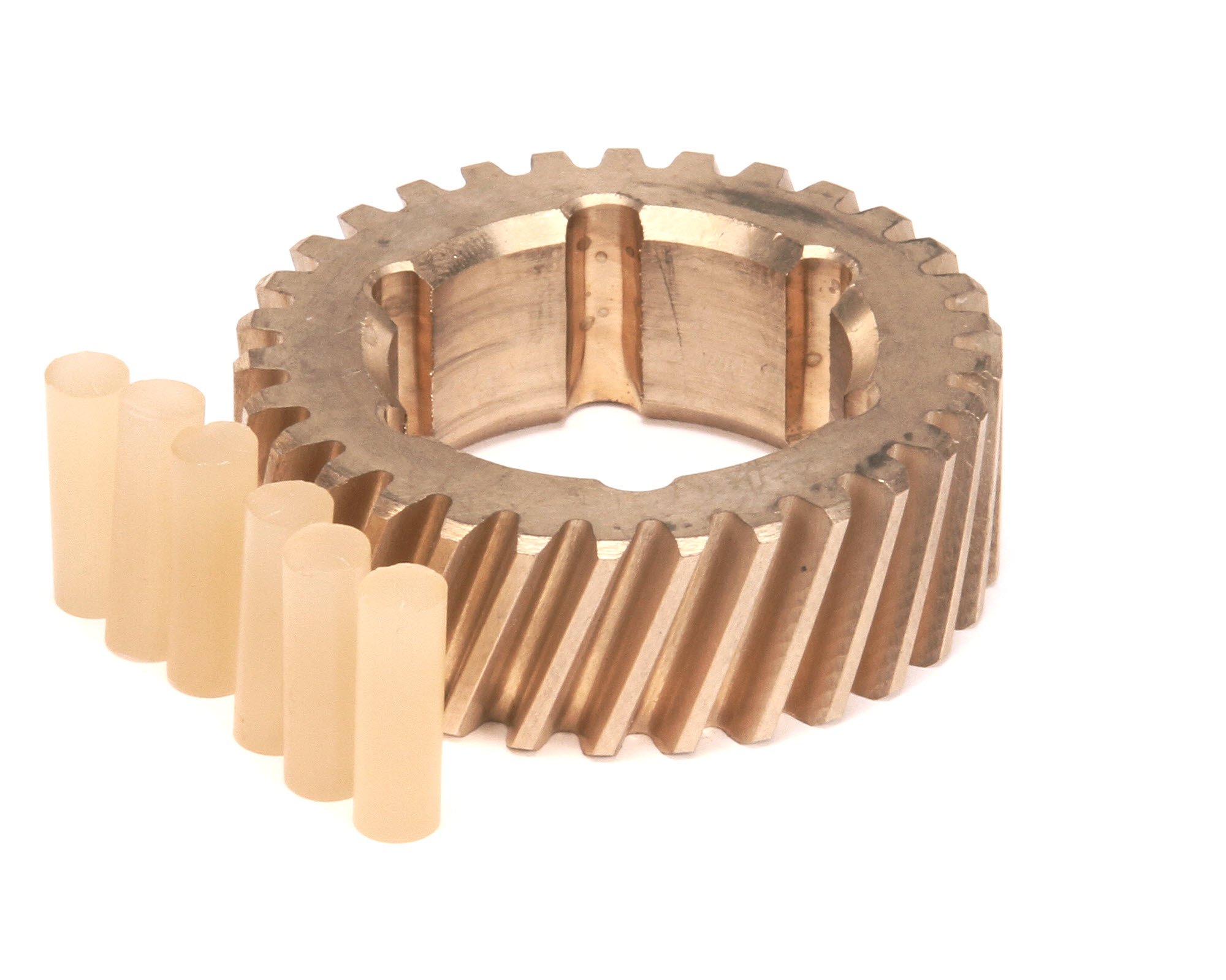 Engrenage bronze 30 dents Univex F4080223 : pièce de rechange mécanique 6 pales