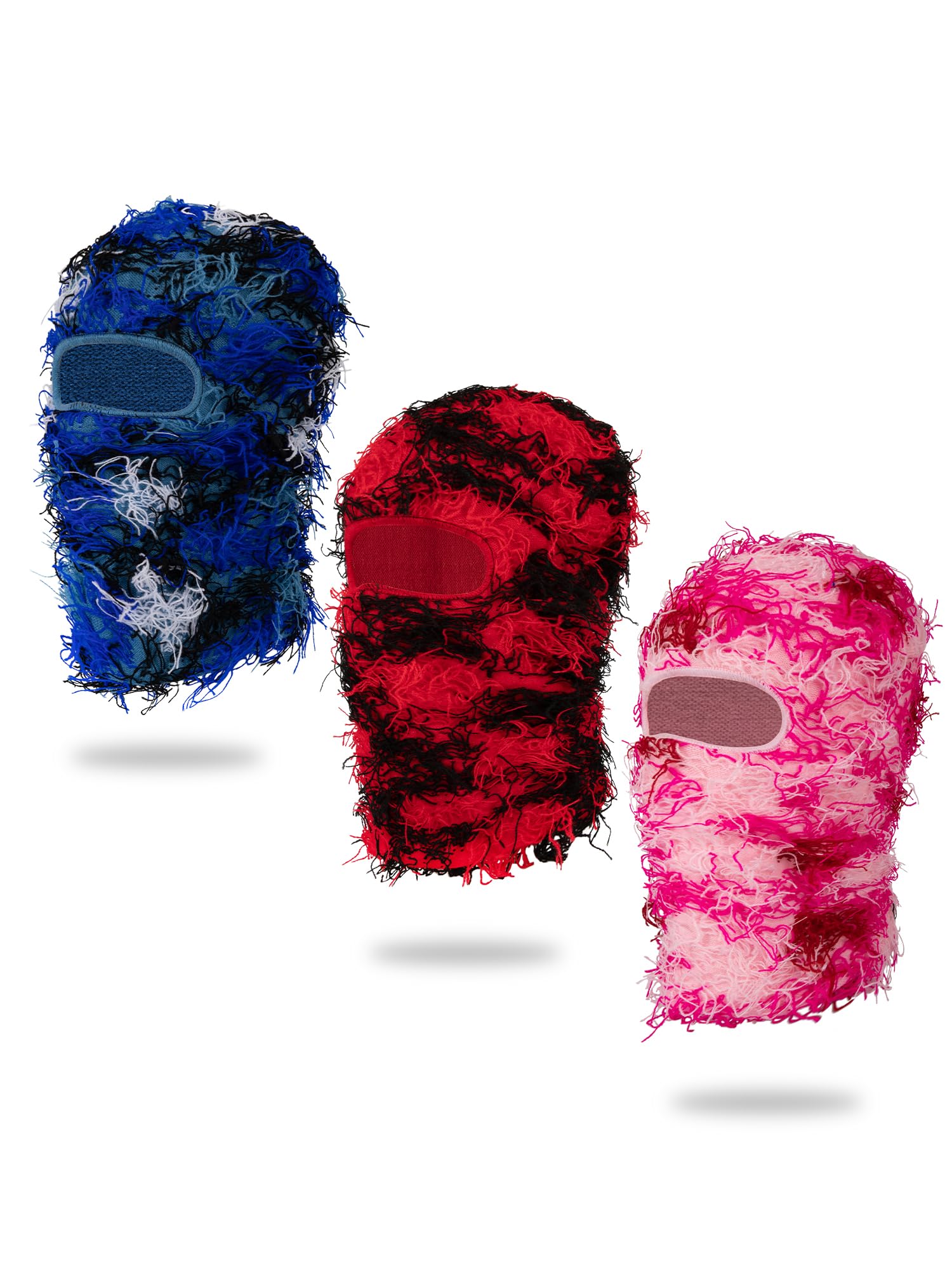 MGBPEIDistressed Balaclava Ski Mask for Men/Women Knitted Full Face Ski Mask Windproof Neck Warmer