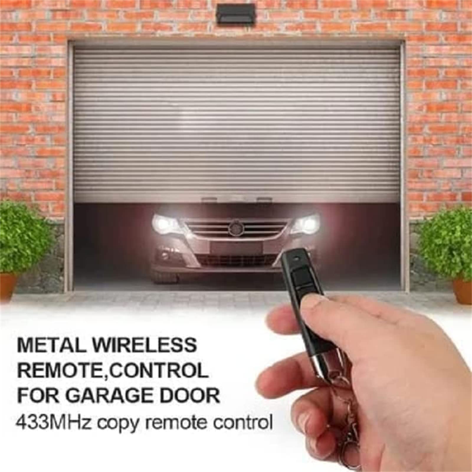 Duplicatore di telecomandi 4 in 1, duplicatore di telecomandi per auto, porte di garage, copia codice fisso e Rolling Code (4 pezzi)