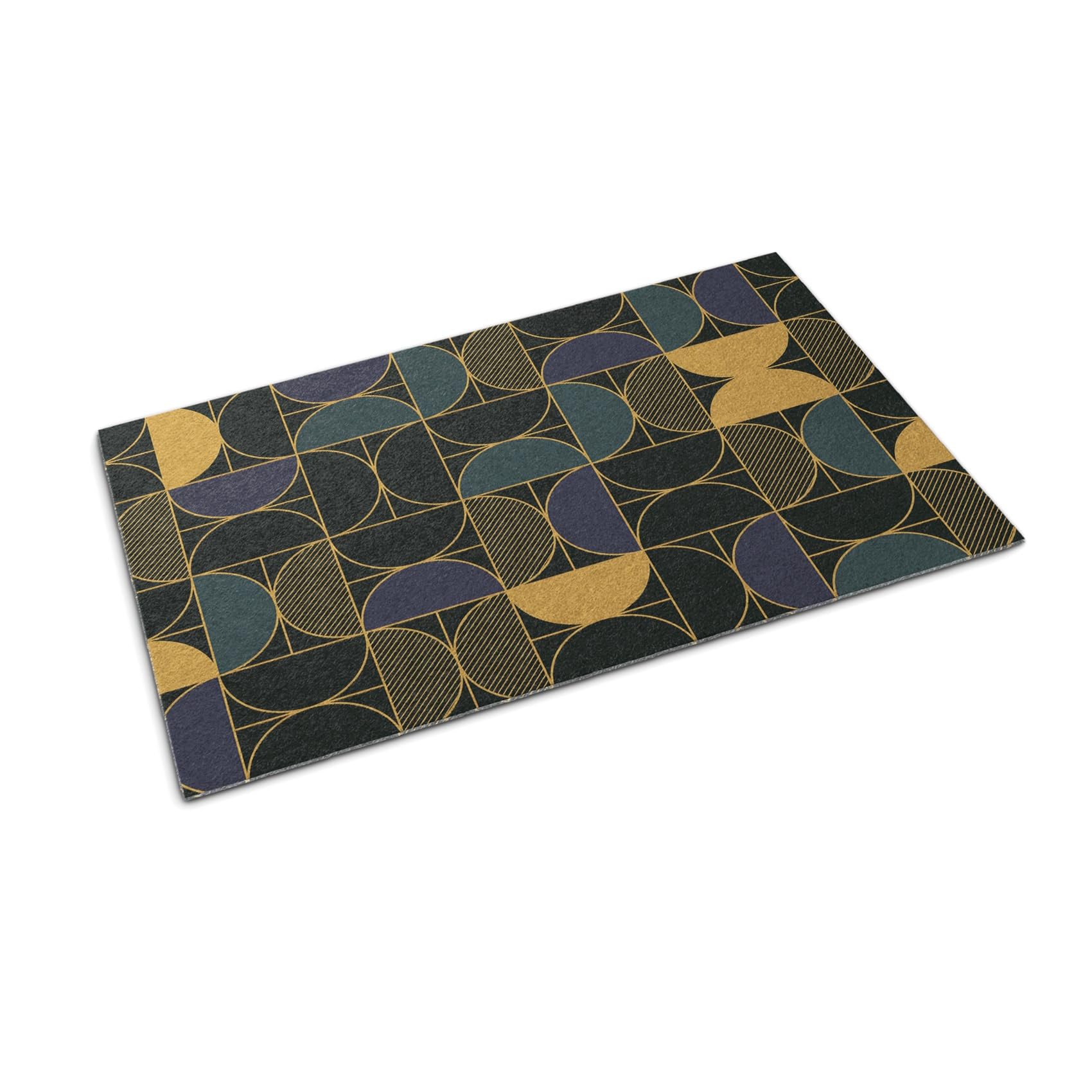 Tapis de sol antifatigue 90x60cm Tulup à motifs géométriques pour maison