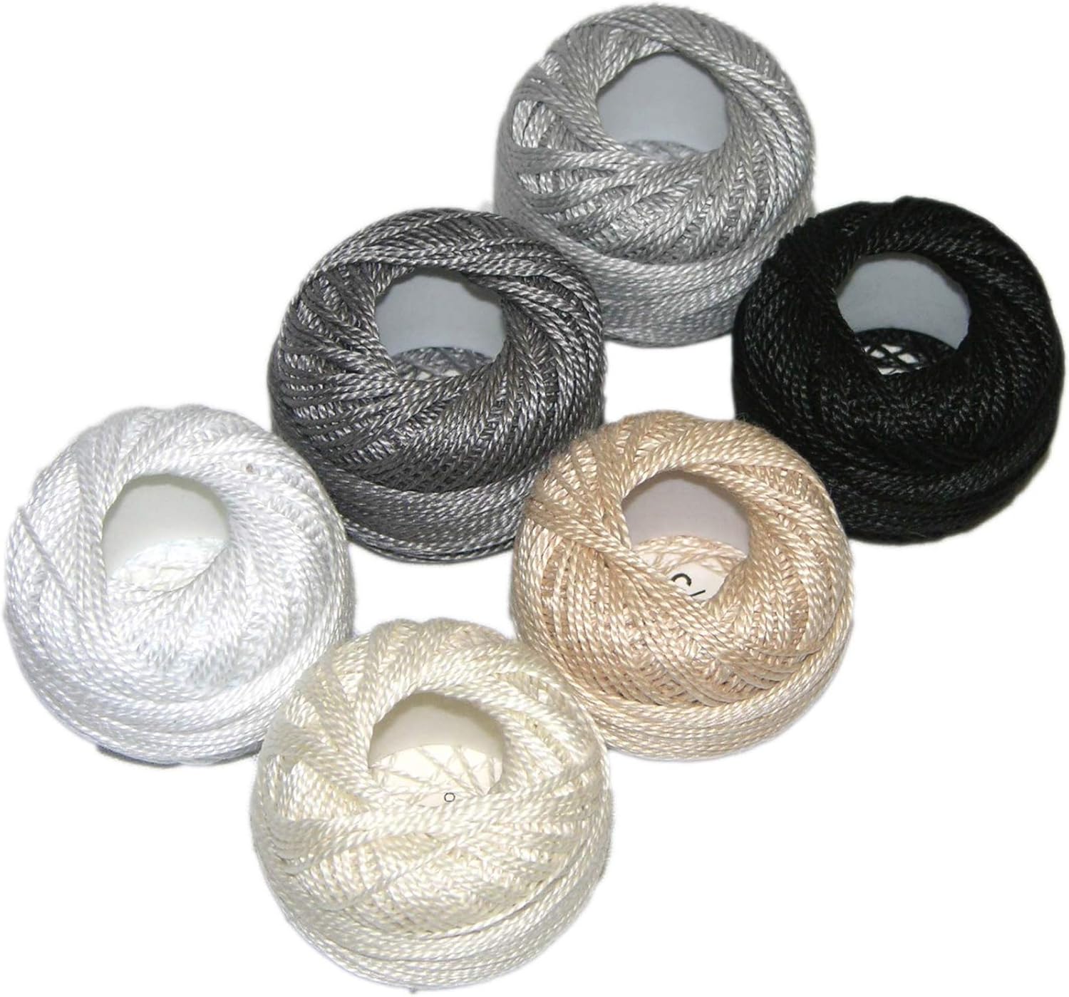 Presencia Pearl Cotton Size 8 Thread Sampler Pack Neutral
