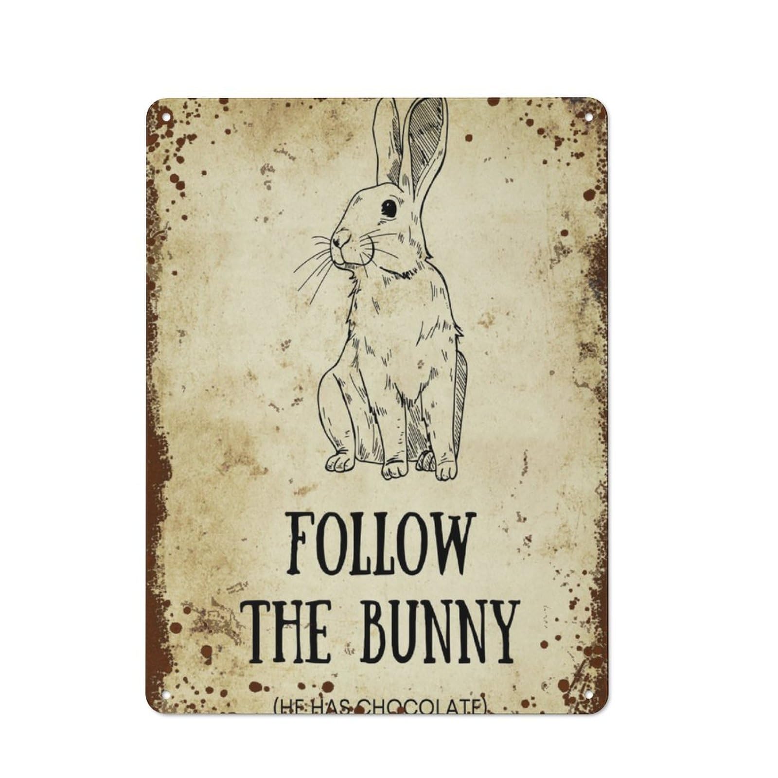 Kwqdozf Style-2 12X16inch Easter Bunny Wall Art, Easter Decos Easter Bunny Art 12X16 In