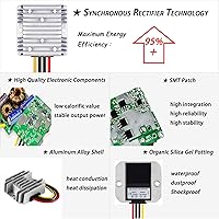 Vista 19 de DC Voltage Converter - Regulator Boost Buck Converter Reducer 8V-40V Step Up Down to 12V 3A 36W for Golf Cart Club Car LED Light,Waterproof Power