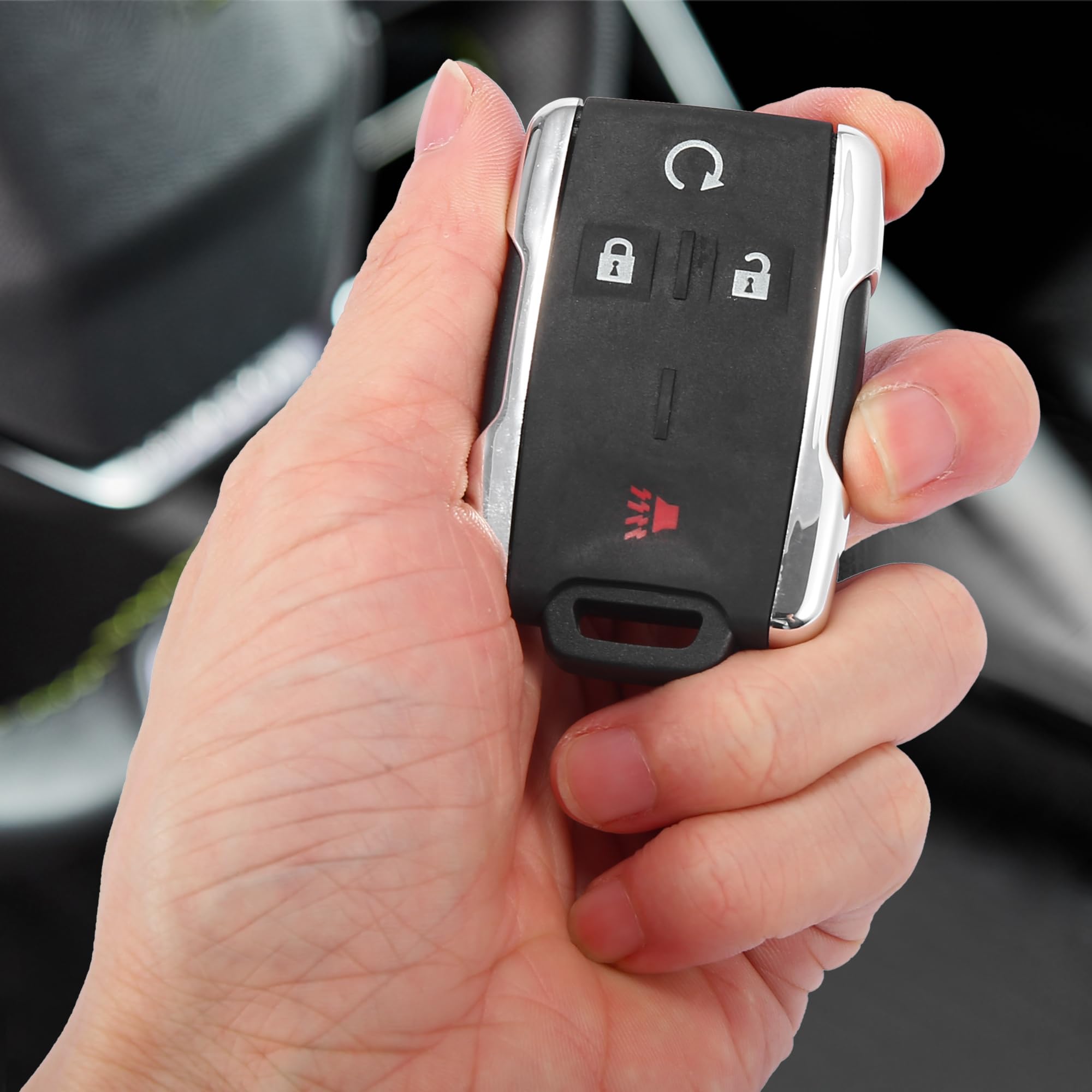 X AUTOHAUX Keyless Entry Remote Car Key Fob 315Mhz M3N32337100 for Chevrolet Silverado 2014-2019