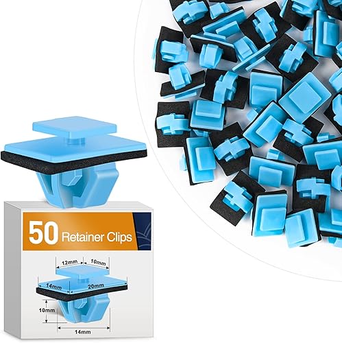 GOOACC Clip de moldeo exterior con sellador para Hyundai Kia 87756-1F000 Elantra Kona Santa Fe Sport Soul Sportage Telluride, 50 unidades