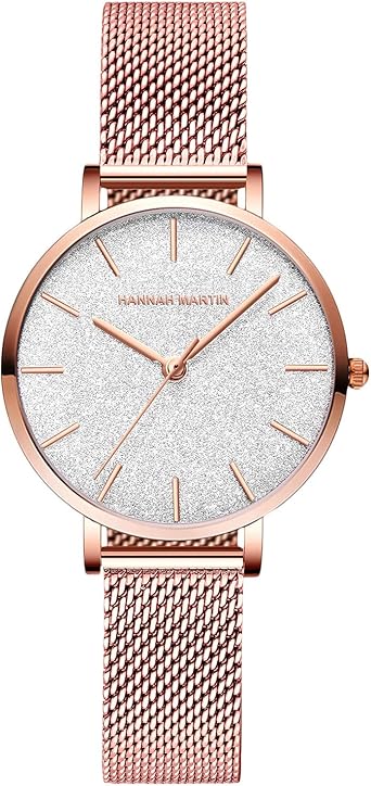 Moda Lüks Marka Sunkta Kadın Quartz Saat Gül Altın Paslanmaz Çelik Seramik Kemer