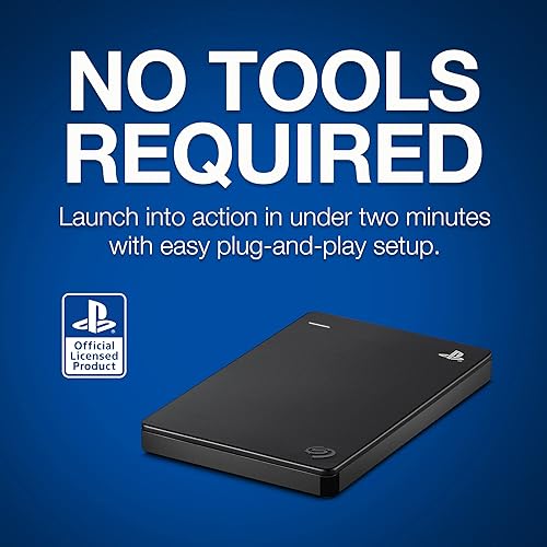 Miniatura 7 de Seagate Unidad de juego para consolas Playstation Disco duro externo de 4 TB - USB 3.2 Gen 1, con licencia oficial (STLL4000100)