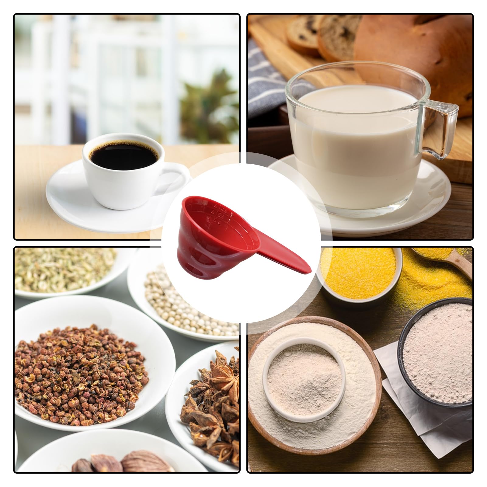 コーヒー計量スプーン 計量スプーン マルチセット キッチン目盛り付き計量スプーン コーヒー粉 茶葉(Gold) Amazon | 10個 計量スプーン  8G 10G 12G デジタル計量スプーン スプーンコーヒースプーン メジャースプーン 計量スプーン 粉ミルク スケール付き食品グレード計量 ..., image size:1601x1601