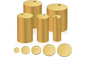 Blulu Premium 100-Pack Gold Stamping Blanks: Unleash Your Jewelry-Making Creativity