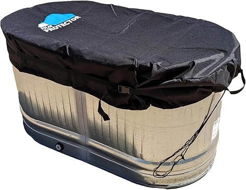 Polar Protector - Cubierta de tanque de 2 x 2 x 4, para terapia de agua helada, cubierta de agua fría, se adapta al tanque galvanizado, impermeable,