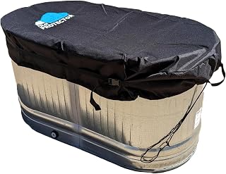 2 X 2 X 4 Stock Tank Cover Ice Water Therapy Ice Bath Cold Water Cover Fits Galvanized Tank Waterproof Rip Proof Tough Keeps Tanks Clean Raised Garden Bed Cover