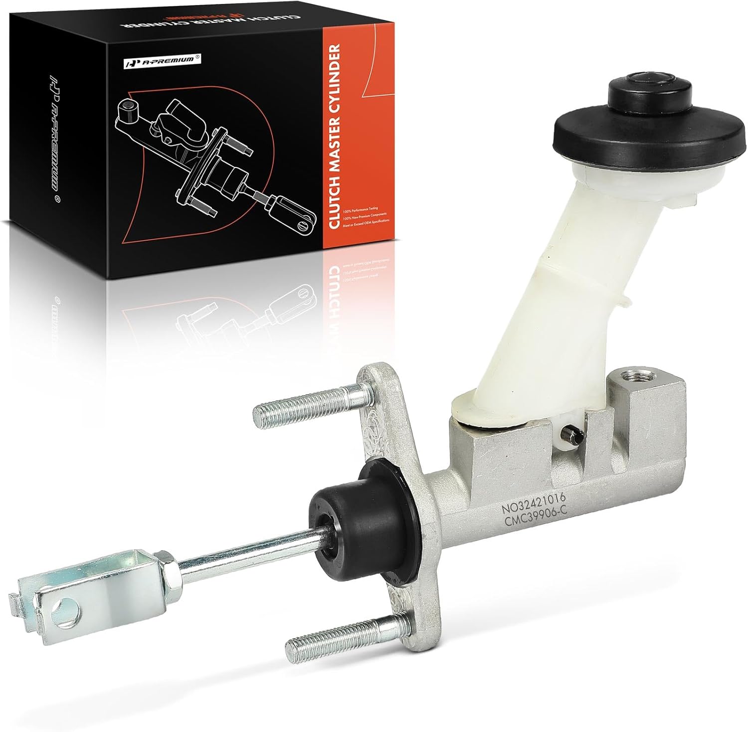 A-Premium Clutch Master Cylinder with Reservoir Compatible with Toyota Paseo 1992-1999 1.5L, Tercel 1991-1998 1.5L, Replace# 3141016040