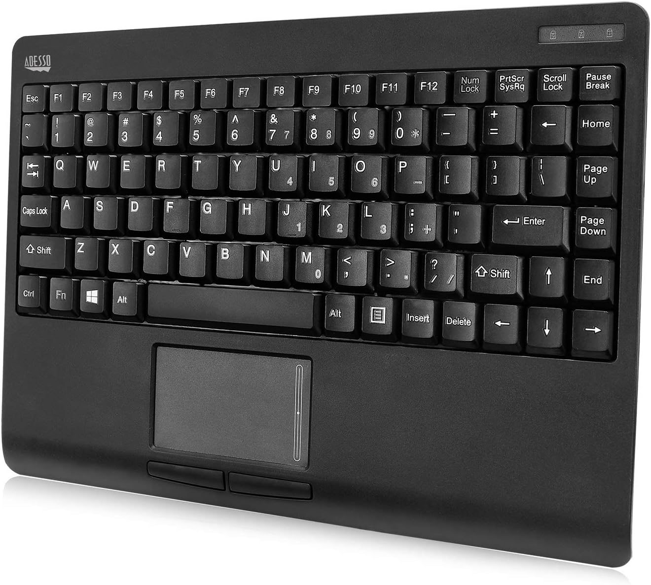 Adesso WKB-4110 Wireless Mini Touchpad Keyboard,Black