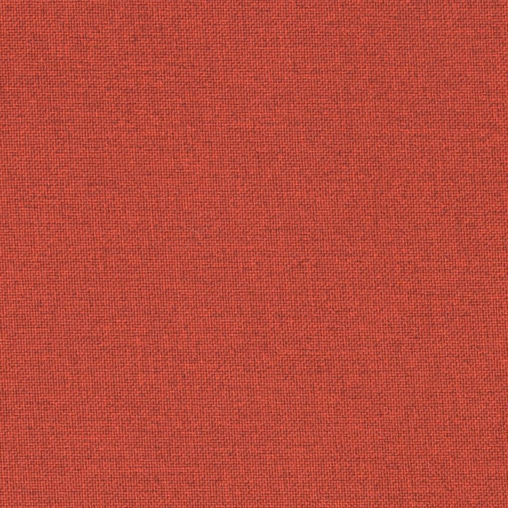 Möbel Wohnaccessoire Lowback Stuhlkissen 2 Stk. Melange Rot 100x50x4 cm Stoff Möbel