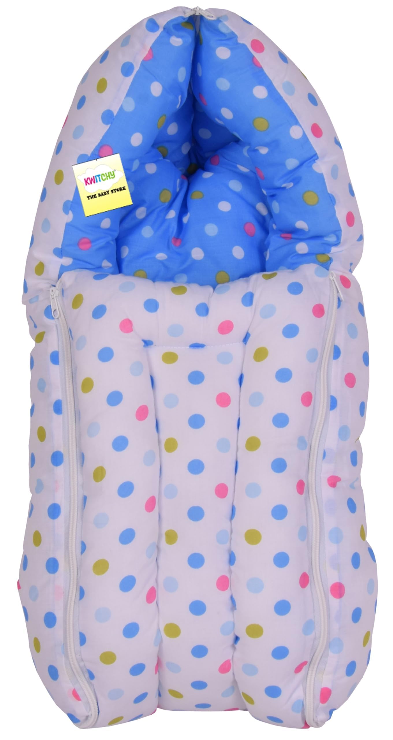 Kwitchy Baby Bed New Born Baby Bedding Set | Mattress | Mosquito Net | Carry | Cotton | Infants Beds | Products All | Gift Combo | Essentials (0-6 Months) 2