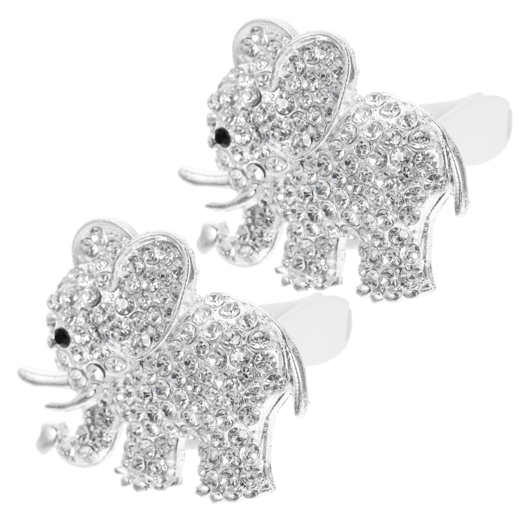 ibasenice 5 Set Di Clip Per Auto Clip Per Sfiato Auto A Forma Di Elefante Decorazioni Per Clip Per Sfiato Multifunzionale 2 Pezzi*5