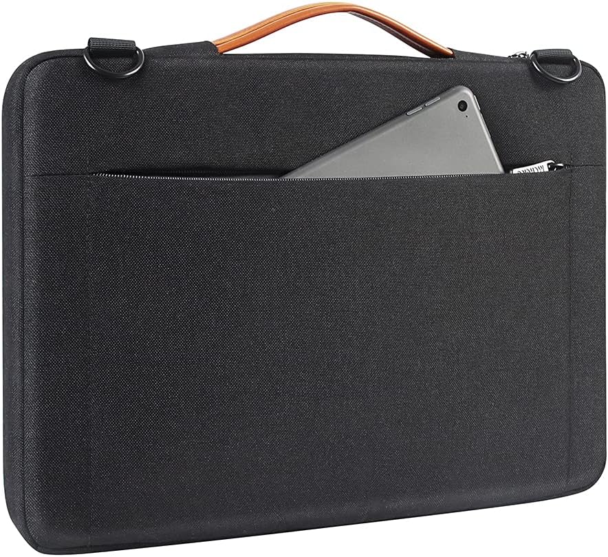 DOMISO 17-17.3 Inch Laptop Sleeve Bag Business Briefcase Messenger Bag Compatible with 17.3" Dell Computer/HP Pavilion 17/ProBook 470/MSI GS73VR Stealth PRO/Dell/Lenovo/Acer/ASUS,Black - Image 5