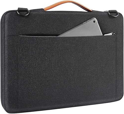 Vista 5 de DOMISO Funda para laptop de 17 a 17.3 pulgadas compatible con computadora Dell de 17.3 pulgadas, HP Pavilion 17/ProBook 470/MSI GS73VR Stealth Negro