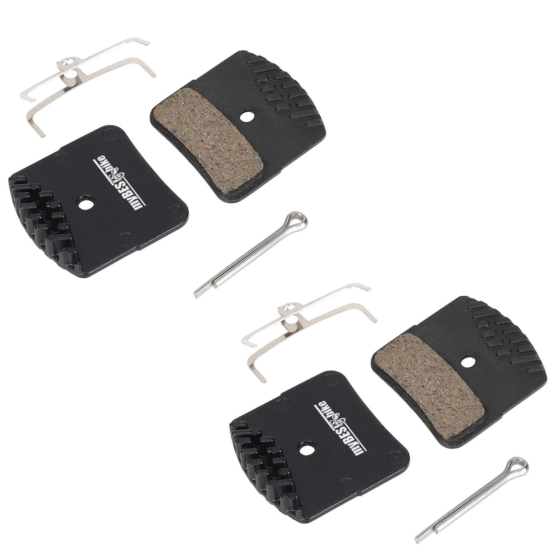 Ceramic Bicycle Brake Pads 2 Pairs Disc Brake Pads For Bike, Compatible With Shimano H03A H03C D02S D03S Shimano Deore XT M8000 series, Saint M820 series, ZEE M640 series