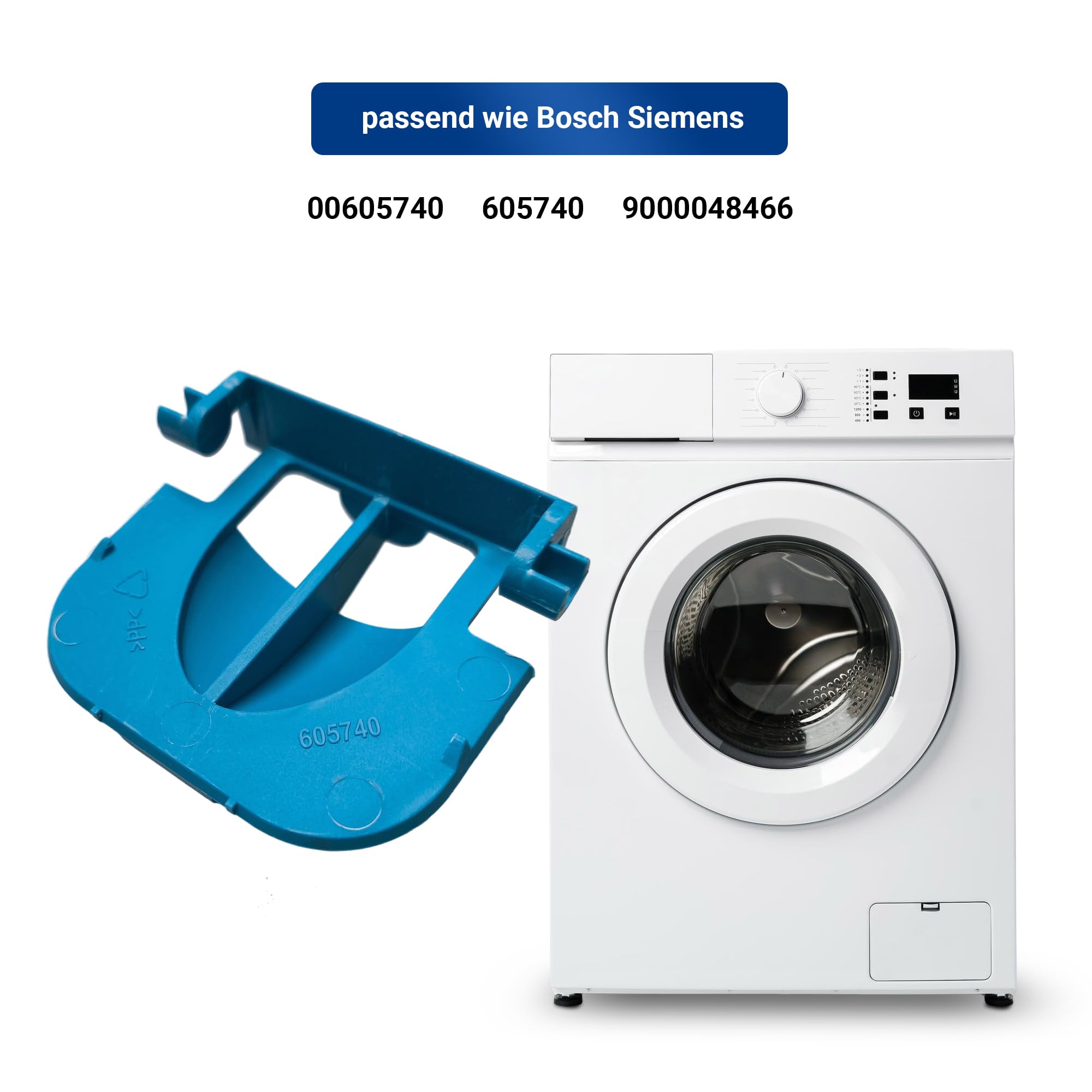 VIOKS Zastosowanie środka piorącego, pomoc w dozowaniu, zamiennik do pralki Bosch 00605740 605740 900004846 dozownik płynu do prania w płynie - wkład do pralki 3T CWF WD WG WI WK WL WM